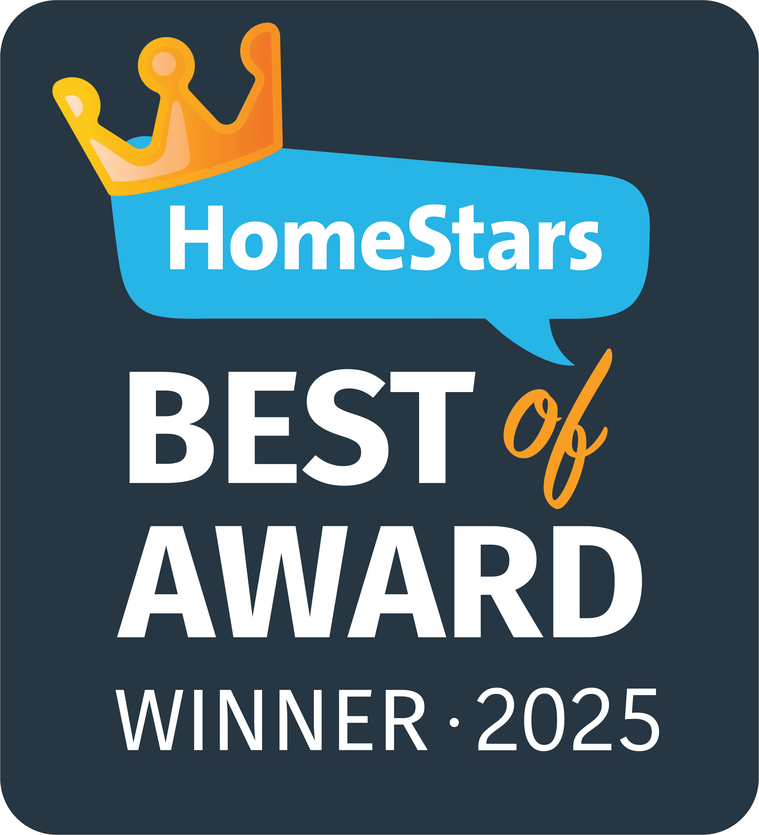 HomeStars Best of Award Winner 2025