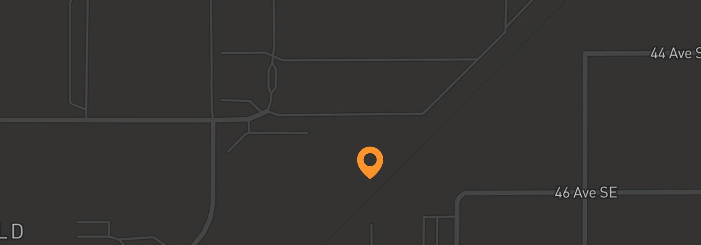 Map showing Polaron Solartech Toronto office location