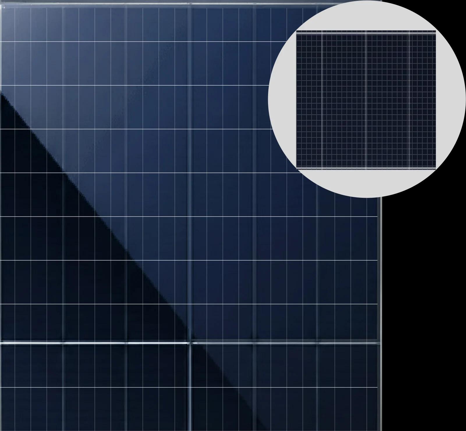 Polycrystalline solar panel